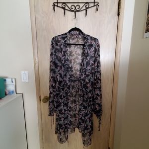 NWOT Victoria's Secret Chiffon Cardigan XS/S
